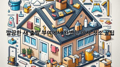 ✨ 깔끔한 새 출발! 부여에서 완벽한 이사 청소 꿀팁 🏡🧹
